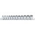 Jeu de Douilles Six Pans 8-19 mm - 12 pcs 3/8\ - Acier Résistant - Polyvalence et Précision, Cliquet 3/8 - D-Work