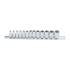 Jeu de Douilles Six Pans 8-19 mm - 12 pcs 3/8\ - Acier Résistant - Polyvalence et Précision, Cliquet 3/8 - D-Work