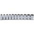 Jeu de Douilles Six Pans 1/2 10-21 mm - 11 pcs - Acier Résistant et Précis - Pro - D-Work