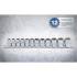 Jeu de Douilles 12 pcs 8-19 mm - Douze Pans, 10 mm (3/8) - Polyvalent et Pratique pour Mécanique - D-Work
