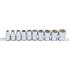 Jeu de Douilles Six Pans 1/2 - 10 pcs - Acier Résistant - Précision et Durabilité, Cliquet 1/2 - D-Work