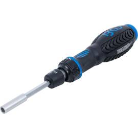 Poignée Rotative à Cliquet 1/4 6,3 mm - Poussée Six Pans Intérieurs - Précision et Confort d Utilisation - BGS