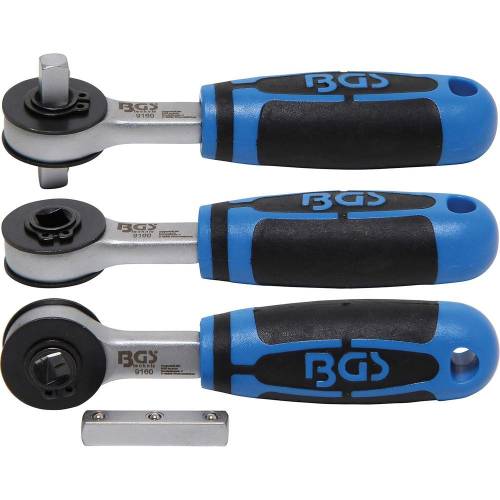 Cliquet Traversant 6,3 mm (1/4) Précision et Robustesse pour Outillage, Acier, Zones Difficiles - D-Work