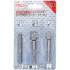 Jeu d Adaptateurs à Bascule de Perceuse 6,3 mm (1/4) - 3 pcs - Compatibilité et Praticité, Acier - D-Work