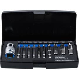 Jeu d Extracteurs de Vis Torx T10-T55 - 11 Pièces - Acier Résistant - Réparation Facile et Rapide - BGS
