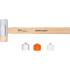 Maillet avec Tête Interchangeable Ø35 mm - Manche Hickory - Précision et Confort d Utilisation - BGS