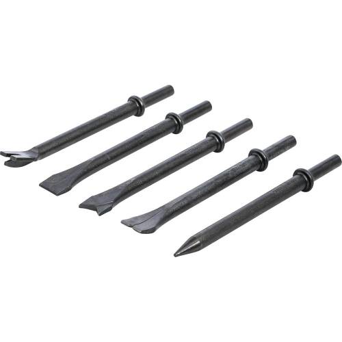 Jeu de Burins pour Burineur - 5 Pièces - Acier Durable - Performance et Précision - BGS