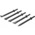 Jeu de Burins pour Burineur - 5 pcs - Acier Durable - Performance et Précision, Pro - D-Work