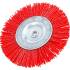Brosse Plate Nylon 100 mm - Tige 6 mm - Résistante et Polyvalente pour Nettoyage - D-Work