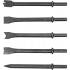 Jeu de Burins pour Burineur - 5 pcs - Acier Durable - Performance et Précision, Pro - D-Work