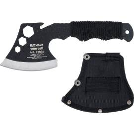 Mini-Hachette Multifonctions Stubby - 12,7 x 2,2 x 26,6 cm - Acier, Décapsuleur et Clé Six Pans - Pratique - D-Work