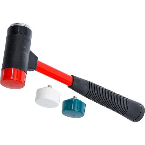 Jeu de Maillets à Tête Interchangeable Ø38 mm - Manche en Fibres de Verre - Polyvalence et Durabilité - BGS