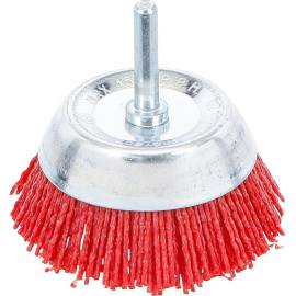Brosse Verticale Nylon Ø75 mm - 9,1x7,6x15,7 cm - Résistante et Polyvalente - - BGS