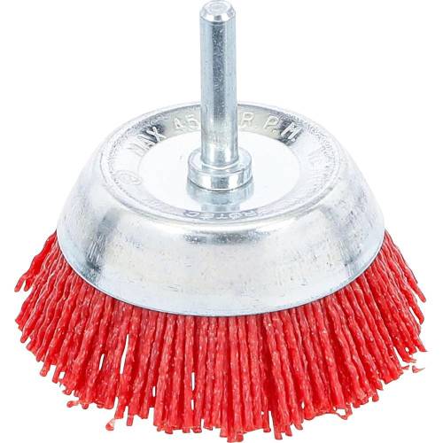 Brosse Verticale Nylon Ø75 mm - 9,1x7,6x15,7 cm - Résistante et Polyvalente - - BGS