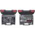 Coffret de Douilles 174 pcs - 6,3 mm (1/4) et 12,5 mm (1/2) - Acier Résistant - Ensemble Complet pour Bricolage et Mé - D-Work