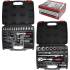 Coffret de Douilles 174 pcs - 6,3 mm (1/4) et 12,5 mm (1/2) - Acier Résistant - Polyvalence et Durabilité - D-Work