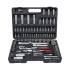 Coffret de Douilles 174 pcs - 6,3 mm (1/4) et 12,5 mm (1/2) - Acier Résistant - Polyvalence et Durabilité - D-Work