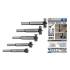 Jeu de Forets Forstner 5 pcs - Acier, Précision et Polyvalence - Pro - D-Work
