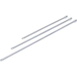 Jeu de Rallonges 6,3 mm (1/4 ) - 300 / 380 / 450 mm - 3 Pièces Acier - Précision et Robustesse - BGS