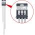 Jeu de Rallonges 12,5 mm (1/2) 450/600/750 mm - 3 pcs - Acier Résistant pour Usage Professionnel - D-Work