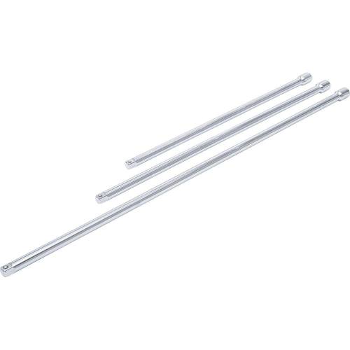 Jeu de Rallonges 10 mm (3/8 ) 375/450/600 mm - 3 Pièces - Acier Résistant - Extension et Accessibilité Faciles - BGS