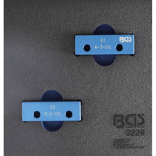 Insert de Servante d Atelier 1/6 - Jeu d’Outils de Verrouillage d Arbre à Came Lancia 2.0 VIS 4 Cylindres - Précision et F - BGS