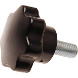 Poignée Rotative avec Filetage Mâle - 55 x 57 x 65 mm - Acier, Prise Ergonomique - Fixation Fiable et Pratique - D-Work