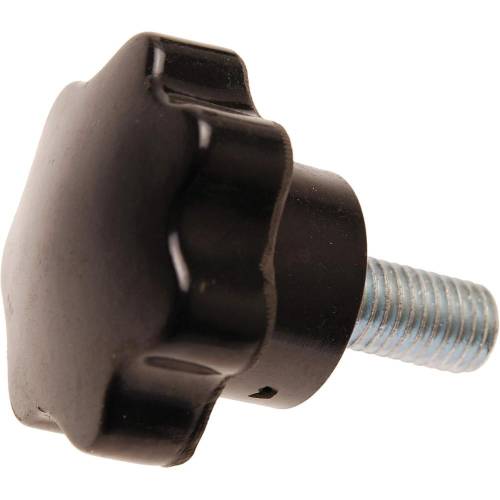 Poignée Rotative avec Filetage Mâle - Dimensions 55x57x65 mm - Acier, Prise Ergonomique - Fixation Fiable et Pratique - BGS
