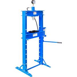 Presse d Atelier Hydraulique 20 t - 27x29.3x159.3 cm - Puissante et Robuste - BGS