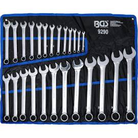 Jeu de Clés Mixtes 25 pcs 6-32 mm - Acier Résistant - Polyvalence et Précision - D-Work