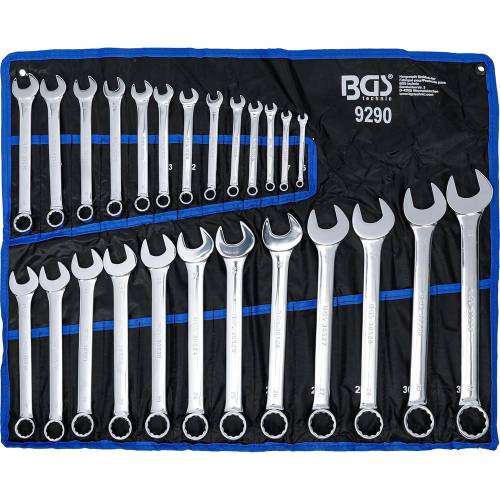 Jeu de Clés Mixtes 25 Pièces 6-32 mm - Acier Résistant - Polyvalence et Précision - BGS