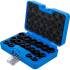 Jeu de Douilles à Choc Six Pans Extra Plates 17 pcs 8-24 mm - 12,5 mm (1/2) - Acier Résistant - Performance et Précisi - D-Work