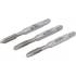 Jeu de Tarauds et Filière M4 x 0,7 - HSS-G, 3 pcs - Précision et Durabilité, Acier, Pro - D-Work