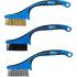 Assortiment de Brosses Nylon, Laiton, Acier Inoxydable 165 mm - 3 Pièces - Polyvalence et Durabilité - BGS