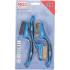 Assortiment de Brosses Nylon, Laiton, Acier Inoxydable 165 mm - 3 Pièces - Polyvalence et Durabilité - BGS