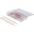 Assortiment de Joints Toriques Cuivre Ø6-20 mm - 95 Pièces - Étanchéité Fiable et Durable - - BGS