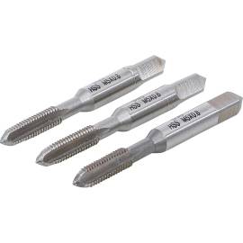 Jeu de Tarauds et Filière M5 x 0,8 - HSS-G, 3 pcs - Précision et Durabilité, Acier, Pro - D-Work
