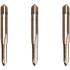 Jeu de Tarauds et Filière M5 x 0,8 - HSS-G, 3 pcs - Précision et Durabilité, Acier, Pro - D-Work
