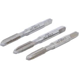 Jeu de Tarauds et Filière M6 x 1,0 - HSS-G, 3 pcs - Précision et Durabilité, Acier, Pro - D-Work