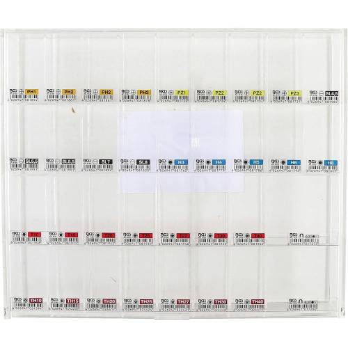 Présentoir de Vente Vide pour Embouts et Porte-Embouts - 33 x 5x39 cm - Organisation et Présentation Optimale - D-Work