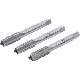 Jeu de Tarauds et Filière M8 x 1,25 - HSS-G, 3 Pièces - Précision et Durabilité - BGS