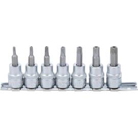 Jeu de Douilles à Embouts 10 mm (3/8 ) - Profil T Torx T15-T50, 7 Pièces - Précision et Polyvalence - BGS