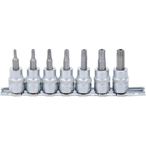 Jeu de Douilles à Embouts 10 mm (3/8 ) - Profil T Torx T15-T50, 7 Pièces - Précision et Polyvalence - BGS