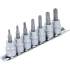 Jeu de Douilles à Embouts 10 mm (3/8 ) - Profil T Torx T15-T50, 7 Pièces - Précision et Polyvalence - BGS