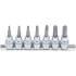 Jeu de Douilles à Embouts 10 mm (3/8 ) - Profil T Torx T15-T50, 7 Pièces - Précision et Polyvalence - BGS