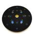 Plateau Autoagrippant D.150 mm - Compatible Art. 9345 - Fixation Rapide et Pratique, Plastique - D-Work