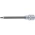 Douille à Embouts 140 mm - 12,5 mm (1/2), Profil Torx T27 - Précision et Robustesse, Acier, Zones Difficiles - D-Work