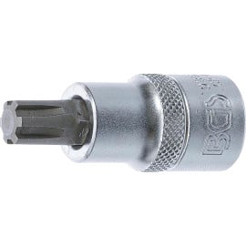 Douille à Embouts 12,5 mm (1/2) - Profil Cannelé M10,3 - Précision et Robustesse, Acier - D-Work