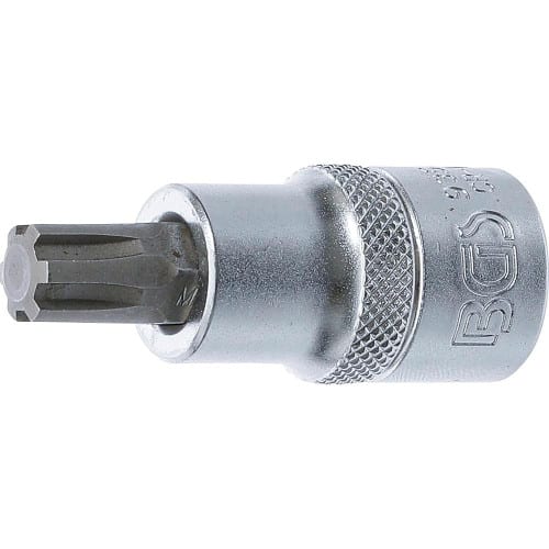 Douille à Embouts 12,5 mm (1/2) - Profil Cannelé M10,3 - Précision et Robustesse, Acier - D-Work