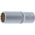 Douille Longue 12 Pans 12,5 mm (1/2 ) - 20 mm - Acier Résistant - Prise Fiable et Durable - BGS